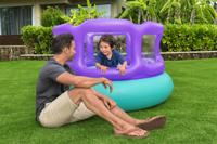 Bestway Opblaasbare Springkussen Spel met Ballen 152x152x84 cm +3 Jaar Binnen en Tuin 52646 - thumbnail
