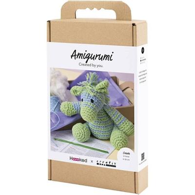 Creativ Company Hobbyset amigurumi, zebra , lichtblauw, lichtgroen, 1 doos Creativ Company Hobbyset amigurumi, zebra , lichtblauw, lichtgroen, 1 doos