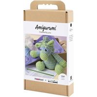 Creativ Company Hobbyset amigurumi, zebra , lichtblauw, lichtgroen, 1 doos - thumbnail