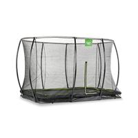Exit Silhouette InGround trampoline met net - 305 x 214 cm - Zwart - thumbnail