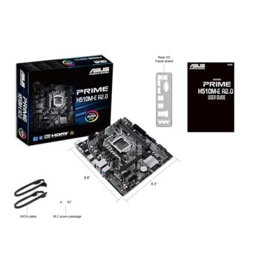 Moederbord - ASUS - PRIME H510M-E R2.0 - LGA 1200 - DDR4 - micro ATX