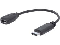 Manhattan Hi-Speed USB C, 15cm - thumbnail