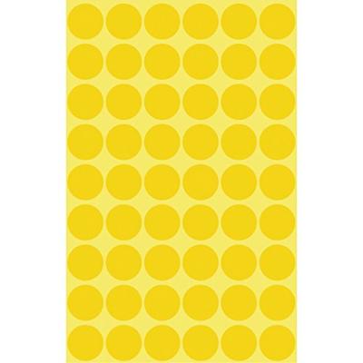 Etiket az 3144 rond 12mm geel 270stuks