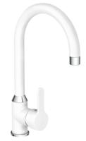 EISL keukenmengkraan diziani chroomkleurig wit - thumbnail