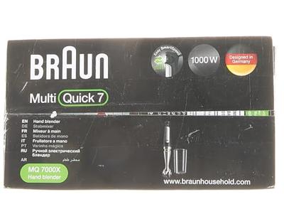 Braun MQ7000X Staafmixer Zwart - thumbnail
