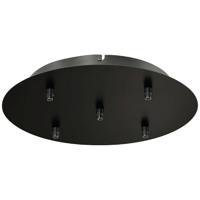 FITU vijfvoudig rozet zwart plafond - thumbnail