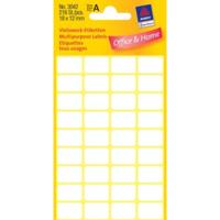 Avery Witte etiketten ft 18 x 12 mm (b x h), 216 stuks - thumbnail