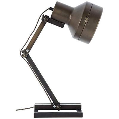 Brilliant Hardwork 99037/46 Bureaulamp LED E27 28 W Zwart, RVS Brilliant Hardwork 99037/46 Bureaulamp LED E27 28 W Zwart, RVS