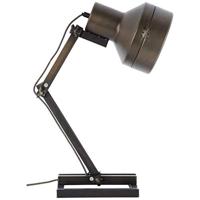 Brilliant Hardwork 99037/46 Bureaulamp LED E27 28 W Zwart, RVS - thumbnail