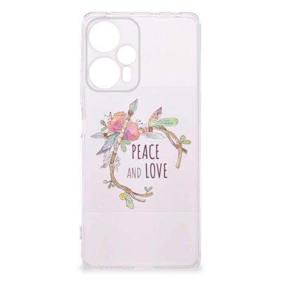 Xiaomi Poco F5 Telefoonhoesje met Naam Boho Text Xiaomi Poco F5 Telefoonhoesje met Naam Boho Text