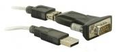 Delock USB 2.0 Adapter [1x USB-A 2.0 stekker - 1x Serieel 9-polig] 61425