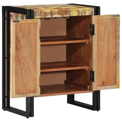 Schoenenkast Multikleur 56 x 35 x 70 cm Massief gerecycled hout