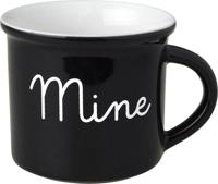 Dutch Rose Zwart/Wit Beker Mine Zwart - thumbnail