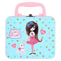 Canenco Lulu blush make-up set in tinnen kofffer - thumbnail