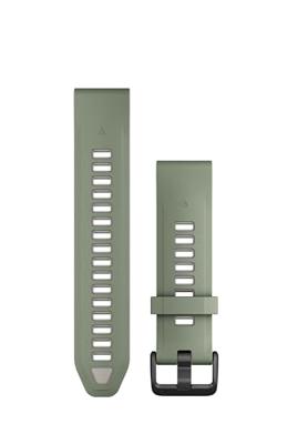 Garmin QuickFit, 20mm wilg/mist grijze siliconen band