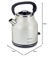 Ariete Waterkoker Classica 1.7l - Parelmoer - thumbnail