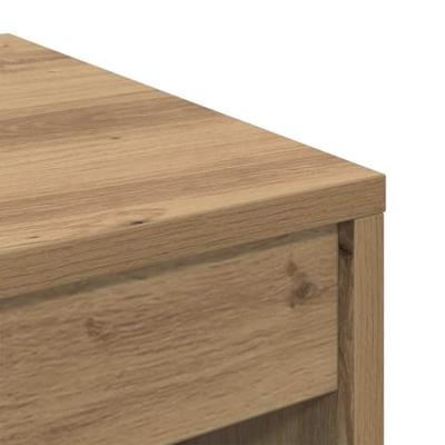 Bureau artisanaal eikenkleurig 60 x 40 x 76 cm Bewerkt hout