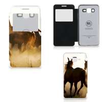Samsung Galaxy Grand Prime Telefoonhoesje met Pasjes Design Cowboy - thumbnail
