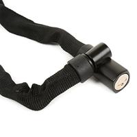 Abus kettingslot 4804k/110 zwart, 4mm dik, 110cm, fiets - thumbnail