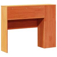 Hoofdbord met opbergruimte 100 cm massief grenenhout wasbruin - thumbnail