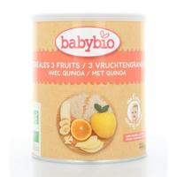 Babybio 3 Vruchtengranen Quinoa 6m 220g - thumbnail