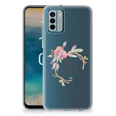 Nokia G22 Telefoonhoesje met Naam Boho Text Nokia G22 Telefoonhoesje met Naam Boho Text