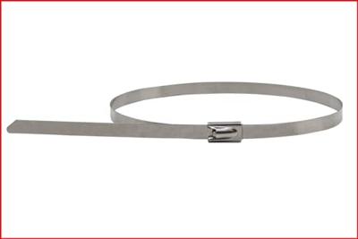 KS Tools 115.1593 RVS kabelbinder met kogelsluiting, 4,6x350mm, 100 stuks