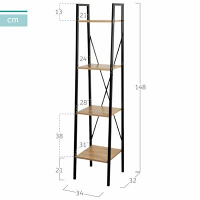 Planken Max Home Staal Melamine spaanderplaat 34 x 148 x 32 cm