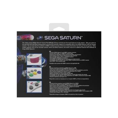 Retro-Bit SEGA Saturn 2.4G Wireless Pro Controller (White) Retro-Bit SEGA Saturn 2.4G Wireless Pro Controller (White)