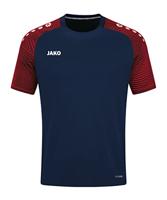 JAKO 6122 T-Shirt Performance - Marine/Rood - XL - thumbnail