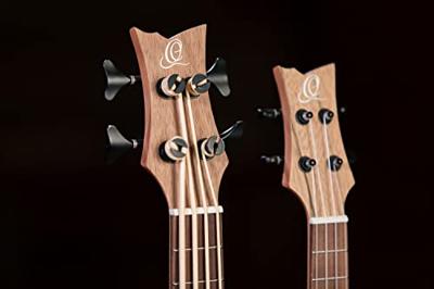Ortega HYDRA-BSTE Double Neck Bass Tenor Uke dubbele elektrisch-akoestische ukelele met gigbag