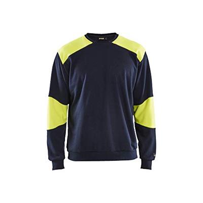 Blåkläder FR Sweatshirt 34581760 | Marine/High-Vis Geel | Maat 4XL - 7330509664018 Blåkläder FR Sweatshirt 34581760 | Marine/High-Vis Geel | Maat 4XL - 7330509664018