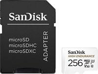 SanDisk High Endurance Monitoring miniSDXC-kaart 256 GB Class 10, UHS-I, UHS-Class 3, v30 Video Speed Class Incl. SD-adapter - thumbnail