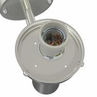 VidaXL Buiten wandlamp 2 pcs zilver 28 x 25 x 38 cm - thumbnail