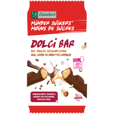Damhert Dolci bar minder suikers 84 Gram