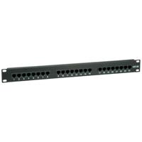 VALUE Cat.5e (Class D) 19 Patchpanel, 24 Poorten, onafgeschermd, zwart - thumbnail