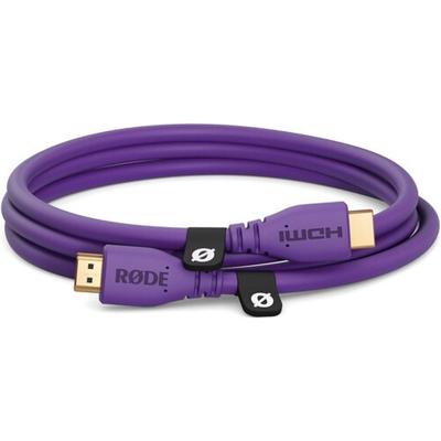 Rode HDMI kabel 1,5m paars