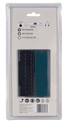 Makita Accessoires E-12011 Slagschroefbitset | 10-delig | X Impact Black - E-12011 - thumbnail