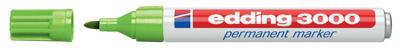 Edding 3000 permanent marker 1,5-3mm rond lichtgroen