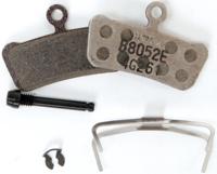 SRAM schijfremblokken disc br.pad organic w.alu plate - thumbnail