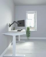 Techly ICA-LCD G112E flat panel bureau steun 81,3 cm (32 ) Muur Zwart - thumbnail
