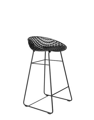 Kartell Smatrik barkruk H65 Zwart