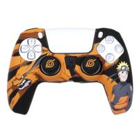 Beschermhoes voor controller - KONIX - Naruto Shippuden - DualSense PS5 - Siliconen - Kurama/Kyûbi en Naruto patroon - Zwart - thumbnail