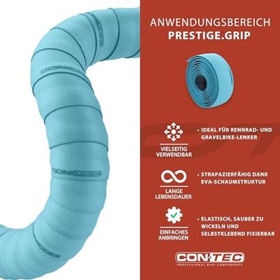 CONTEC stuurlint "prestige.grip ct bar tape prestige.grip 200mm light blue