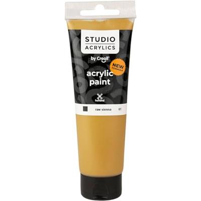 Creall Studio Acrylverf, dekkend, raw sienna (61), 120 ml/ 1 fles
