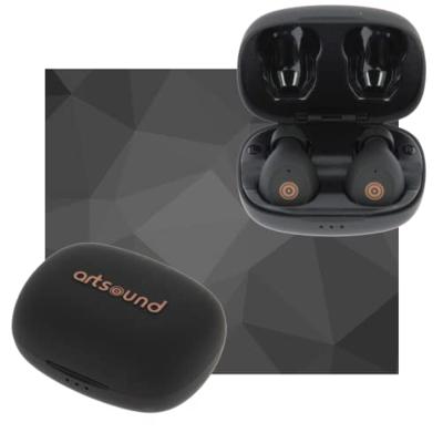 Artsound: Brainwave01 True Wireless in-ear hoofdtelefoon - Zwart Artsound: Brainwave01 True Wireless in-ear hoofdtelefoon - Zwart