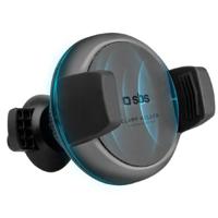 SBS Wireless Clamp circular phone Car Holder Qi charger 10W - thumbnail