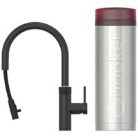 Quooker Flex Round Keukenkraan Set - Kokend Warm- en Koud Water - Uittrekbare Slang - Zwart - Inclusief PRO3 Reservoir - thumbnail