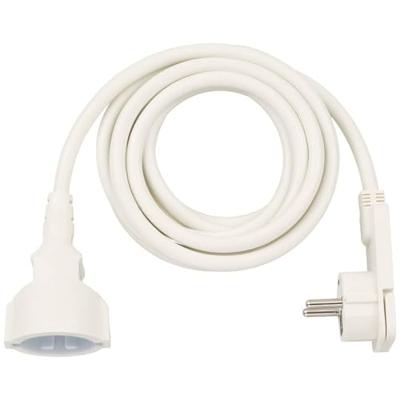 Verlengkabel 3 m H05VV-F 3G1.5 IP20 Wit