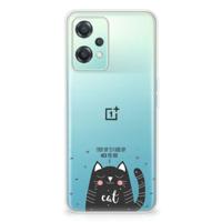 OnePlus Nord CE 2 Lite Telefoonhoesje met Naam Cat Good Day - thumbnail